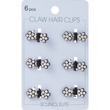 Scunci Elite Mini Jaw Clips, 6 CT, thumbnail image