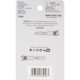 Scunci Elite Silver Floral Barrette, 2 CT, thumbnail image