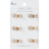 Scunci Elite Mini Crystal Jaw Clip Set, 6 CT, thumbnail image