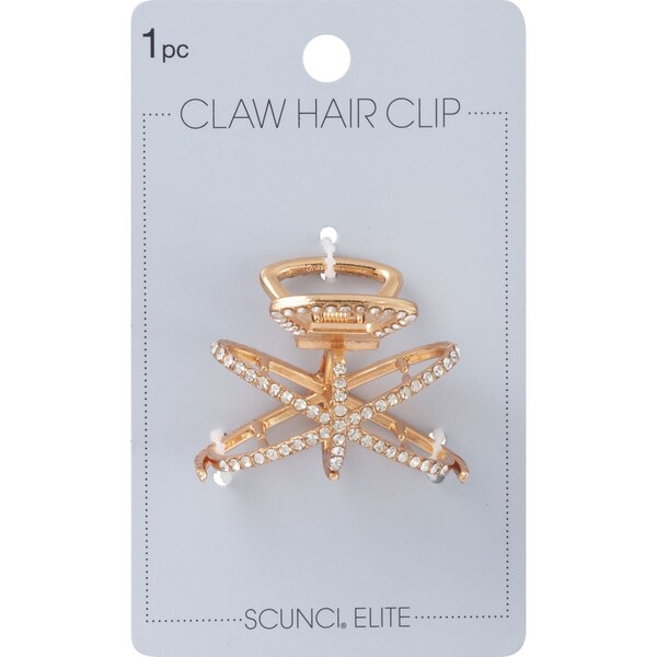 Scunchi Rhinestone Jaw Clip, 1 Piece