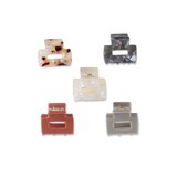 Scunci Mini Open Cut Claw Clips 5pk, thumbnail image