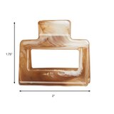 Scunci Small Open Cut Square Claw Clips, 3 CT, thumbnail image