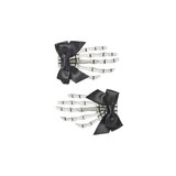 Scunci Halloween Glow In The Dark Skeleton Salon Clips, 2 CT, thumbnail image