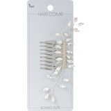 Scunci Elite Silver Rhinestone Hair Comb, 1 CT, thumbnail image