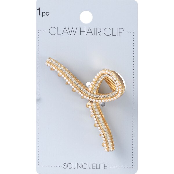 Scunci Elite Gold Claw Clip, 1 CT 
