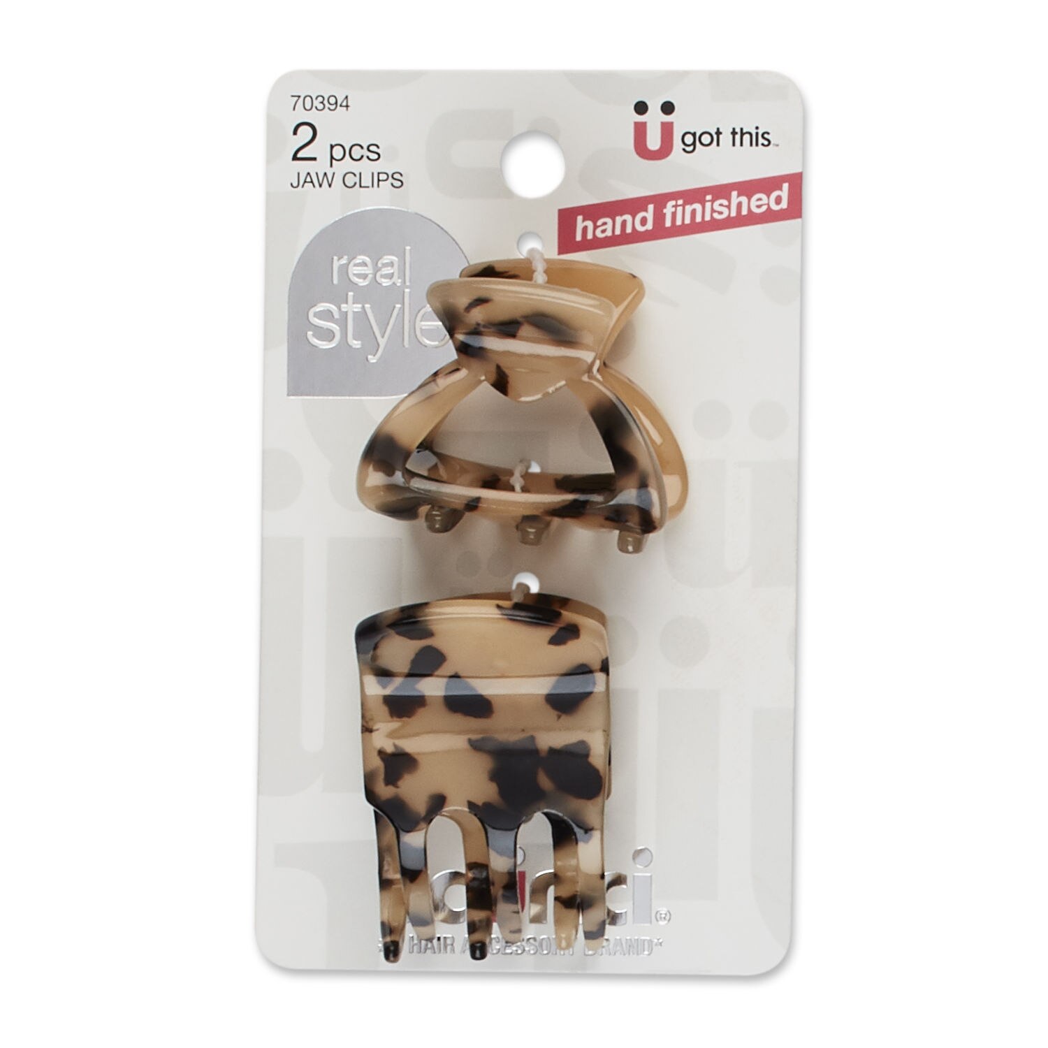 Scunci Jaw Clips, 2CT