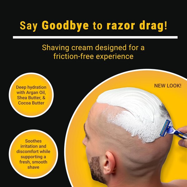 Dare 2B Bald Shave Cream, 5 OZ