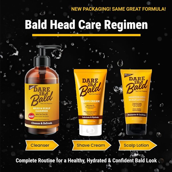 Dare 2B Bald Shave Cream, 5 OZ