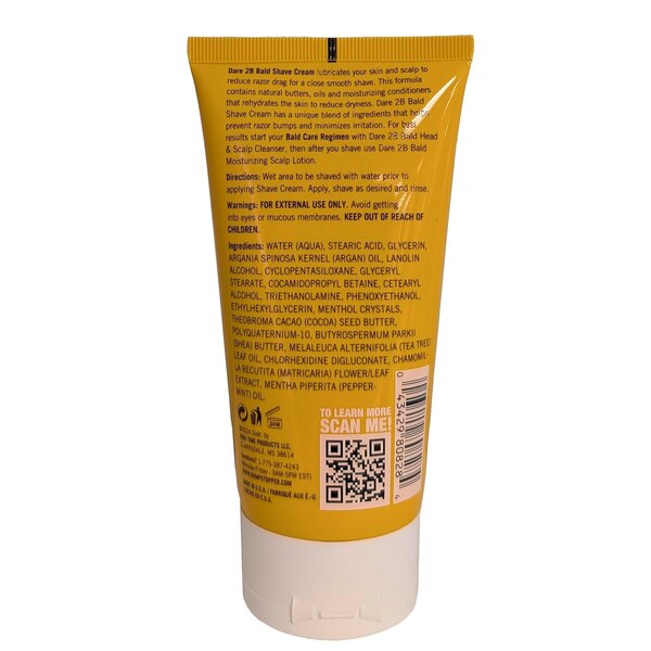 Dare 2B Bald Shave Cream, 5 OZ