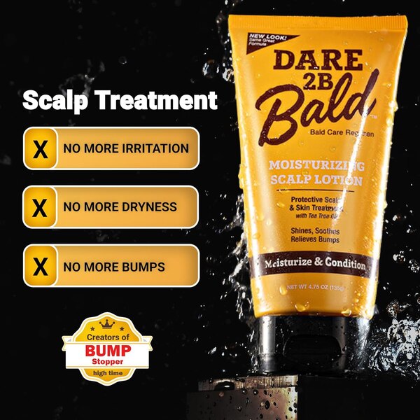 Dare 2B Bald Moisturizing Scalp Lotion, 4.75 OZ