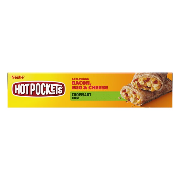 Hot Pockets Croissant Crust Applewood Bacon, Egg, and Cheese Frozen Sandwiches