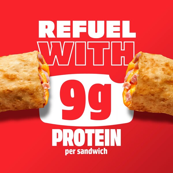 Hot Pockets. Hickory Ham and Cheddar, Crispy Buttery Crust, Frozen Snack, 2 Pack