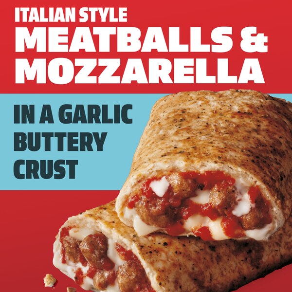 Hot Pockets Italian Style Meatballs and Mozzarella Sandwiches, 9oz, 2 Count