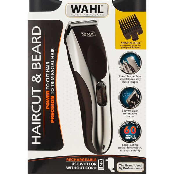 Wahl Rechargeable Cordless Haircut & Beard Clipper Kit 