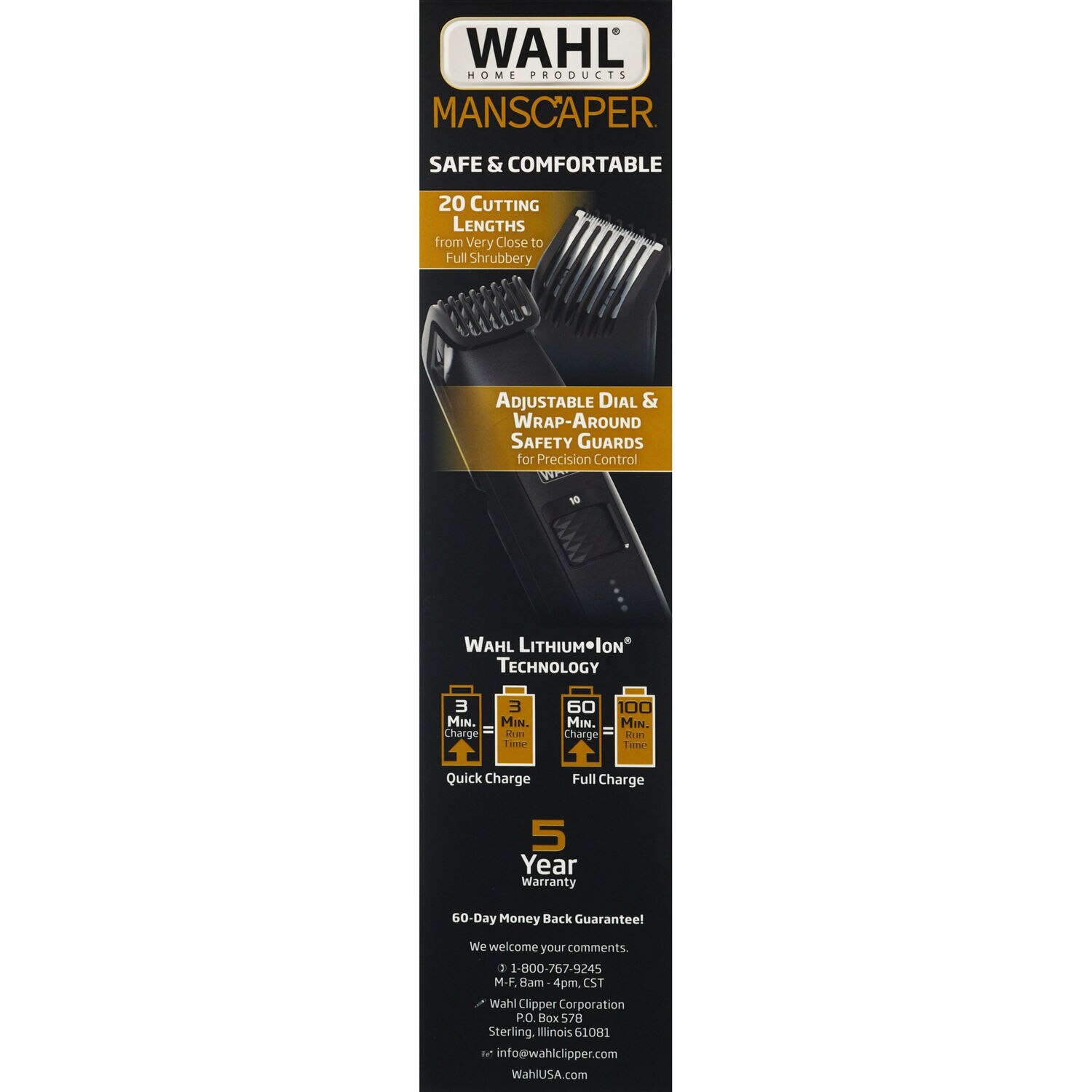 Wahl Manscaper Waterproof Body Groomer