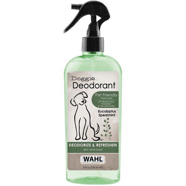 Wahl Deodorizing & Refreshing Pet Deodorant for Dogs, Eucalyptus & Spearmint, 8 oz 