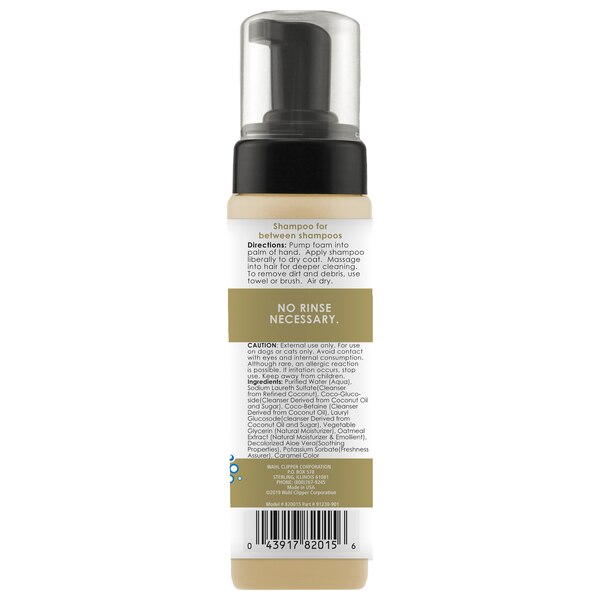 Wahl Waterless No-Rinse Oatmeal Pet Shampoo