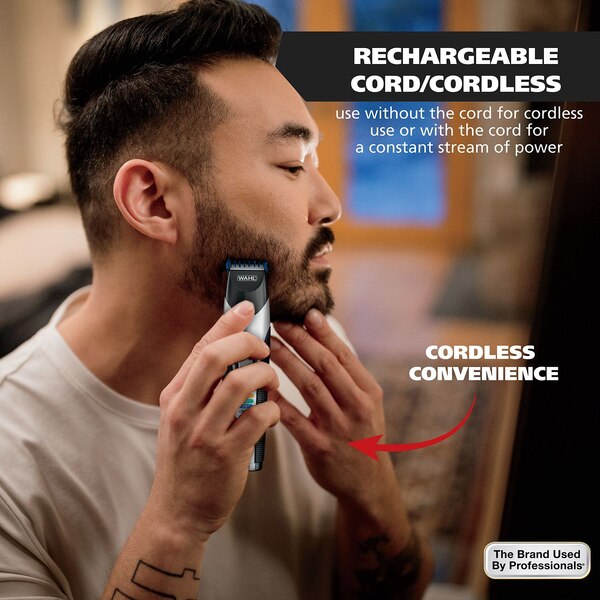 Wahl Color Pro Cord/Cordless Rechargeable Beard Trimmer