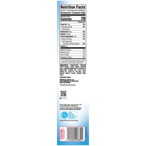 Nabisco Premium Saltine Crackers