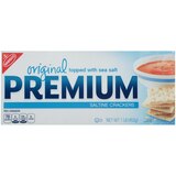 Premium Fresh Stacks Original Saltine Crackers, Travel Snacks, 13.6 oz (8 Multi Snack Packs), thumbnail image