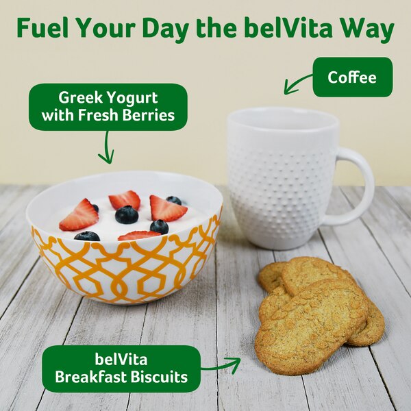 belVita Golden Oat Breakfast Biscuits, 5 Packs (4 Biscuits Per Pack)