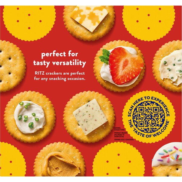 RITZ Original Crackers, Snacks for Kids and Adults, Lunch Snacks, 13.7 oz
