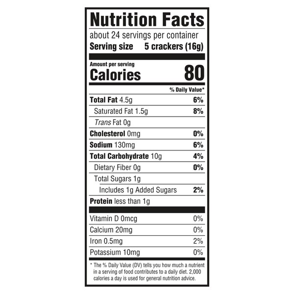RITZ Original Crackers, Snacks for Kids and Adults, Lunch Snacks, 13.7 oz
