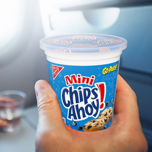 Chips Ahoy! Mini Original Chocolate Chip Cookies, Go-Paks, 3.5 oz Cup