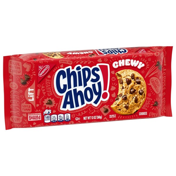Chips Ahoy, Chewy Chocolate Chip Cookies, 13 oz