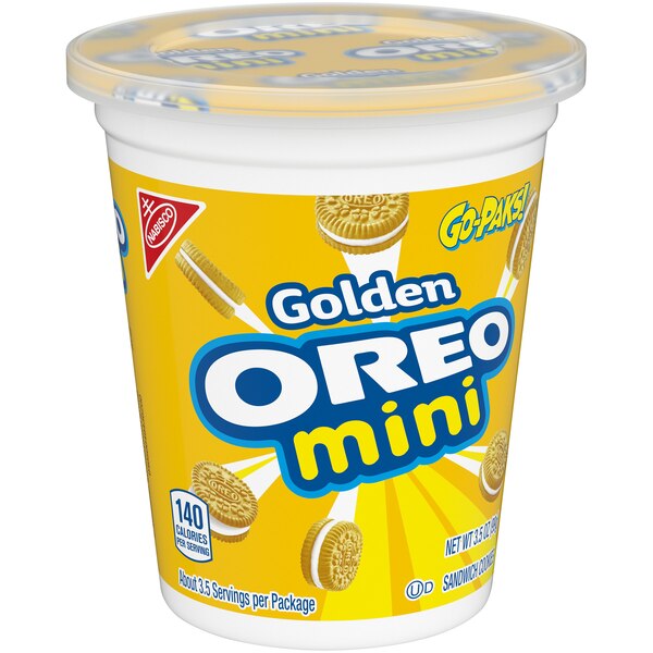 OREO Mini Golden Bite Size Go-Paks, 3.5 oz