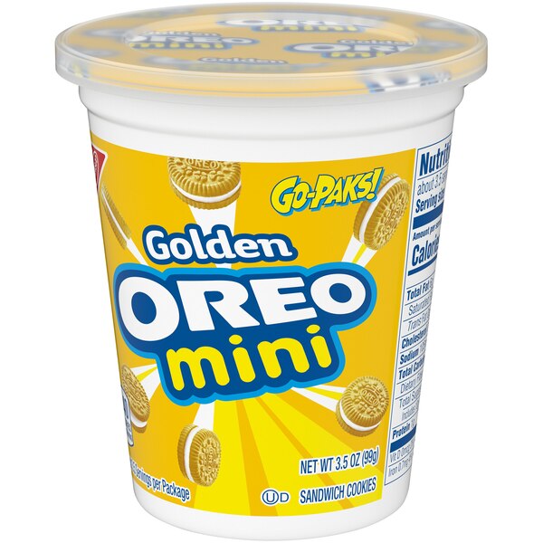 OREO Mini Golden Bite Size Go-Paks, 3.5 oz