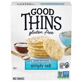 Good Thins Simply Salt Rice Snacks Gluten Free Crackers, 3.5 OZ, thumbnail image