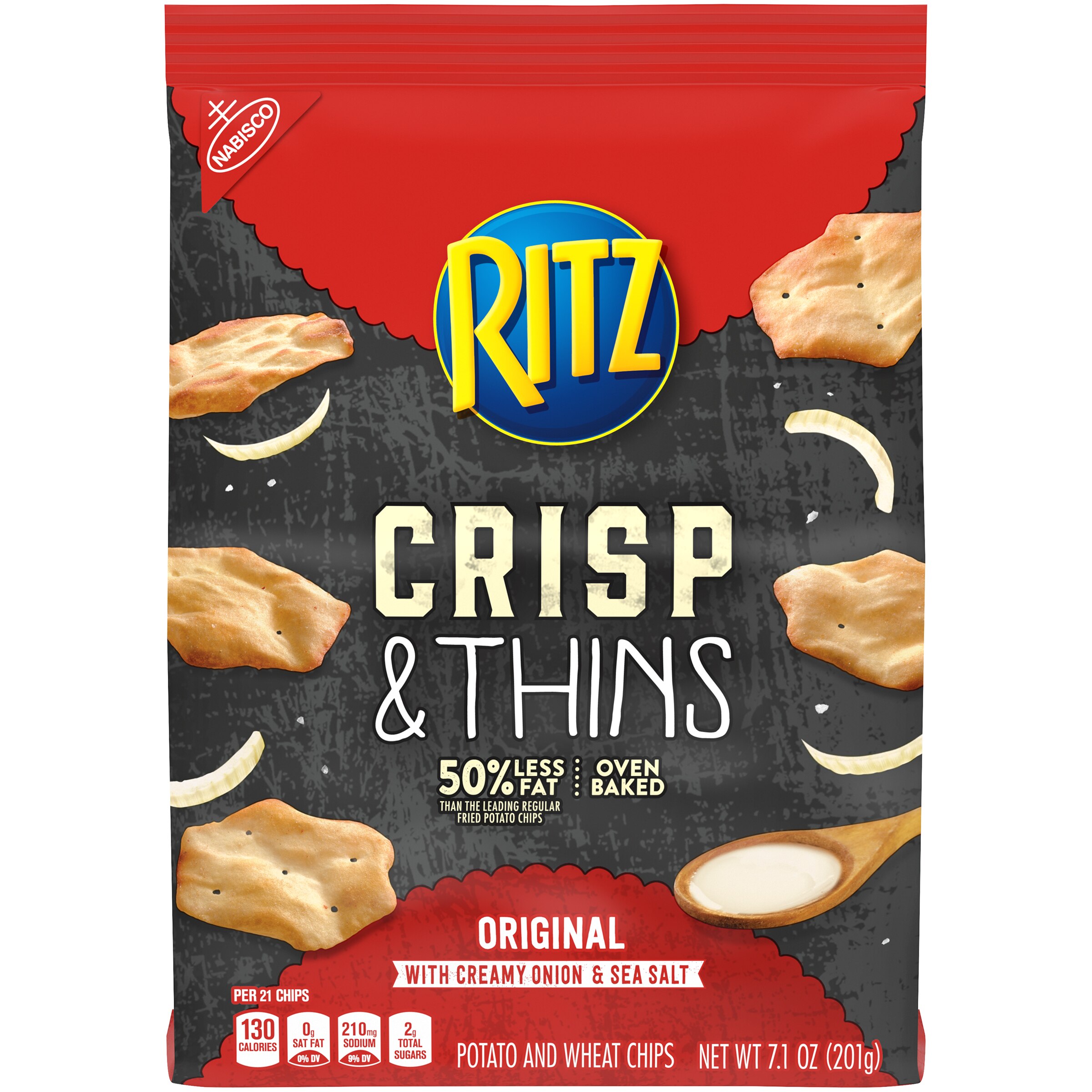 Ritz Crisp & Thins Sea Salt, 7.1 OZ
