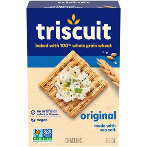 Nabisco Triscuit Crackers, Baked Whole Grain Wheat, Original, 8.5 oz