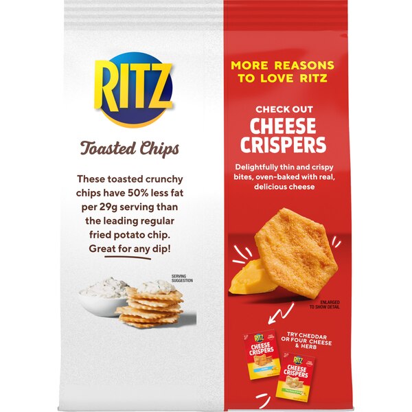 RITZ Toasted Chips Original Crackers, 8.1 oz
