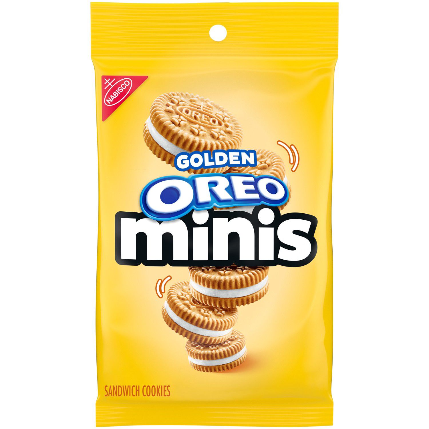 OREO, Minis Golden Sandwich Cookies, 3 oz