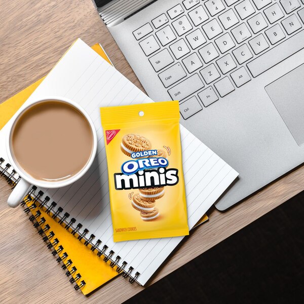 OREO, Minis Golden Sandwich Cookies, 3 oz