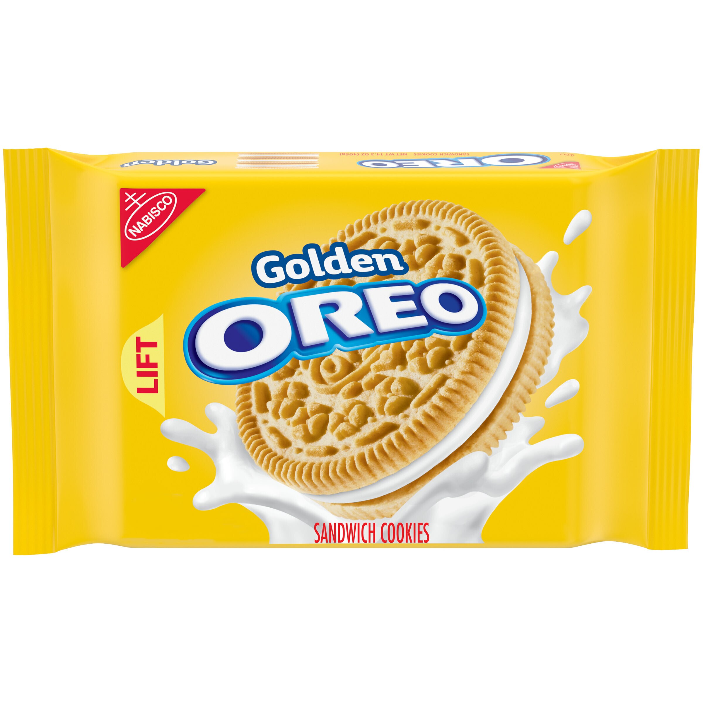 OREO Golden Sandwich Cookies, 13.29 oz