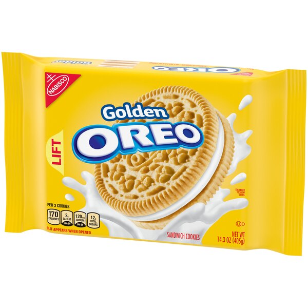 OREO Golden Sandwich Cookies, 13.29 oz