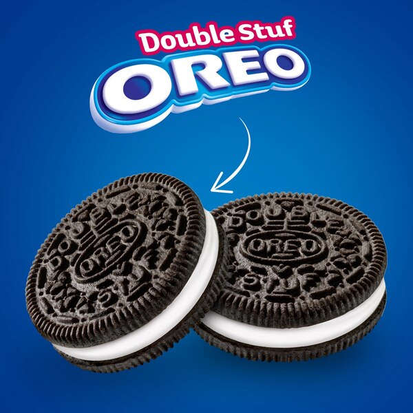 OREO Double Stuf Chocolate Sandwich Cookies, 14.03 oz