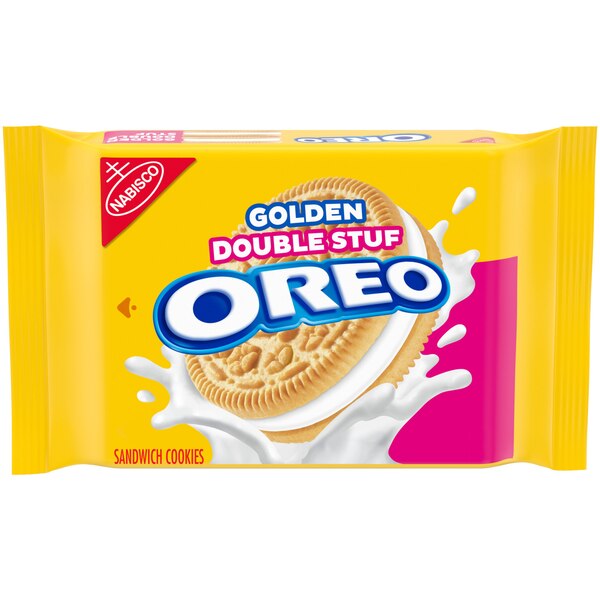 OREO Golden Double Stuf Sandwich Cookies, 14.03 oz