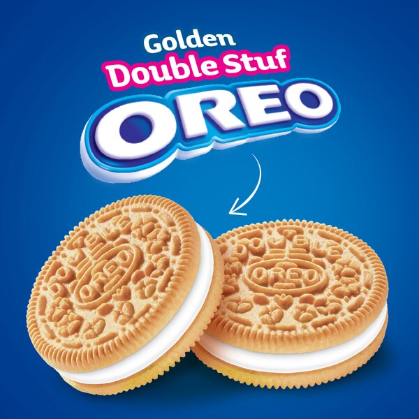 OREO Golden Double Stuf Sandwich Cookies, 14.03 oz
