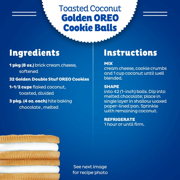 OREO Golden Double Stuf Sandwich Cookies, 14.03 oz
