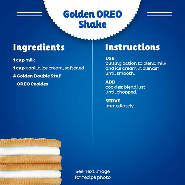 OREO Golden Double Stuf Sandwich Cookies, 14.03 oz