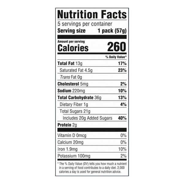 OREO Cakesters Soft Snack Cakes, 5 - 2.02 oz Snack Packs