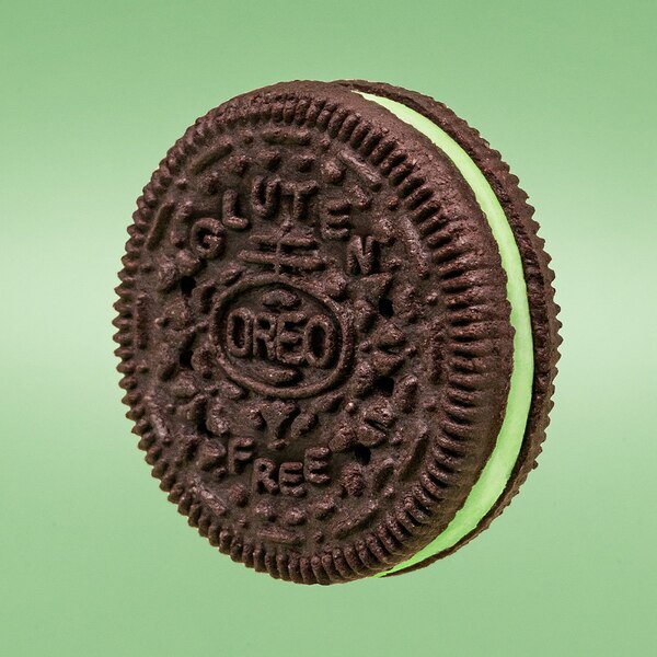 OREO Gluten Free Mint Creme Chocolate Sandwich Cookies, Gluten Free Cookies, 12.47 oz