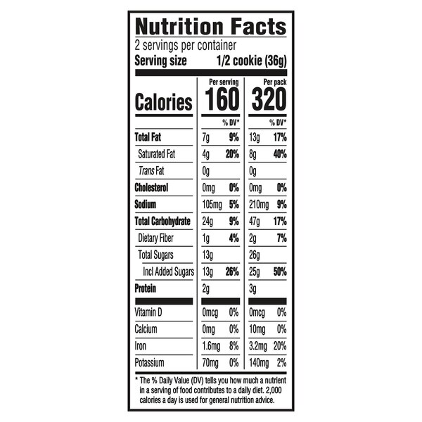 CHIPS AHOY! Big Chewy Chocolate Chip Cookies, Chocolatey Brownie, 2.5 oz (1 Cookie Per Pack)