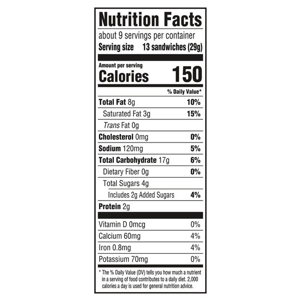 RITZ Bits Spicy Queso Sandwich Crackers, Snacks for Kids and Adults, Lunch Snacks, 8.8 oz