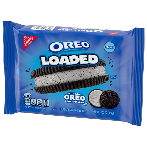 OREO Loaded Chocolate Sandwich Cookies, 13.37 oz
