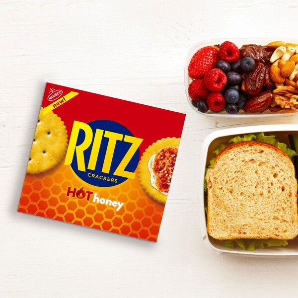 Ritz, Hot Honey Crackers, Snacks for Kids and Adults, Lunch Snacks, 13.7 oz
